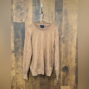 Kit and Ace mens brown merino wool long sleeve shirt large EUC